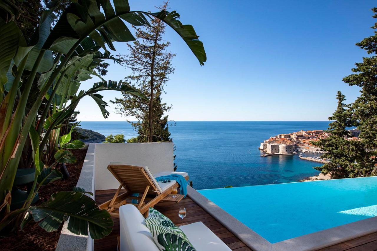 Villa T Dubrovnik - Wellness And Spa Luxury Villa With Spectacular Old Town View Exterior foto