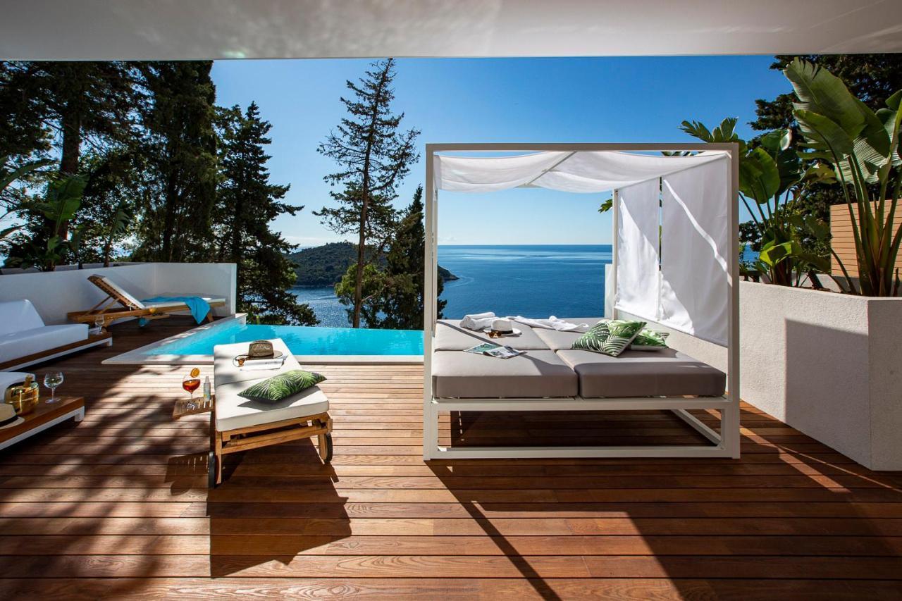 Villa T Dubrovnik - Wellness And Spa Luxury Villa With Spectacular Old Town View Exterior foto