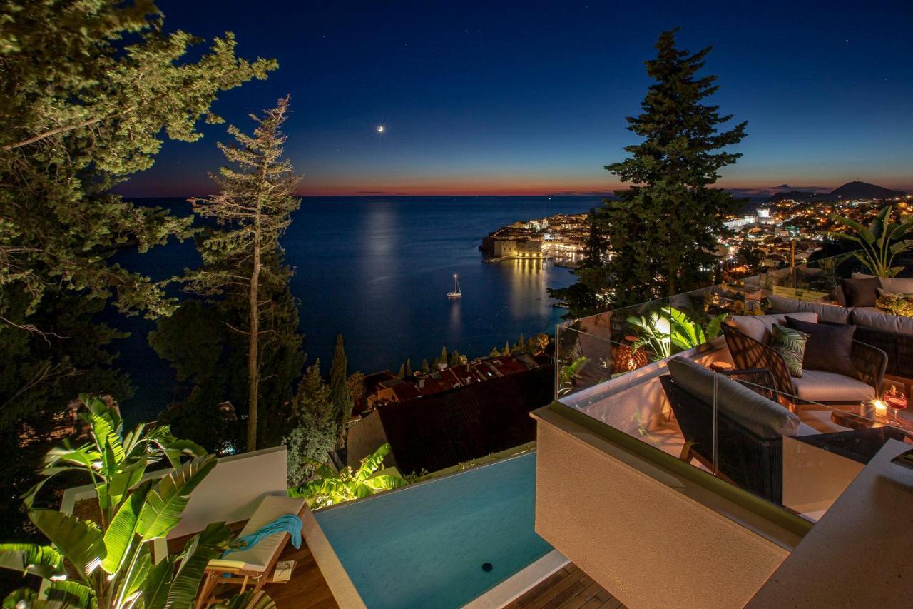 Villa T Dubrovnik - Wellness And Spa Luxury Villa With Spectacular Old Town View Exterior foto